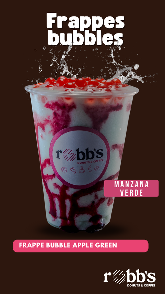 Frappe Bubbles Manzana Verde